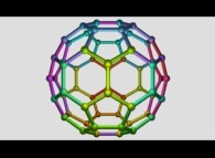 The truncated regular Icosahedron or again the spherical Fullerene Molecule containing 60 Carbon atoms 