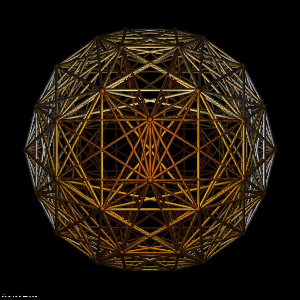 An 'extended' truncated regular Icosahedron [Un icosa&egrave;dre r&eacute;gulier tronqu&eacute; '&eacute;tendu' ]