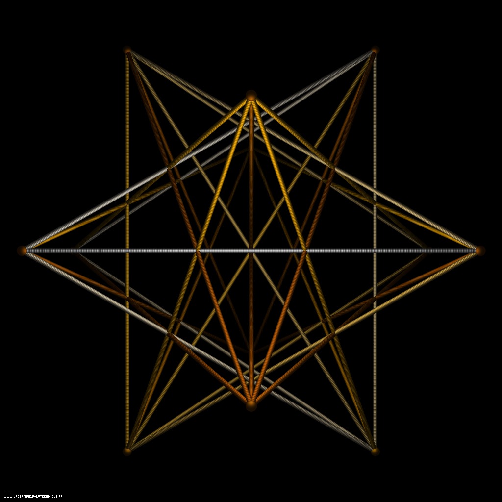 An 'extended' regular Icosahedron [Un icosa&egrave;dre r&eacute;gulier '&eacute;tendu' ]