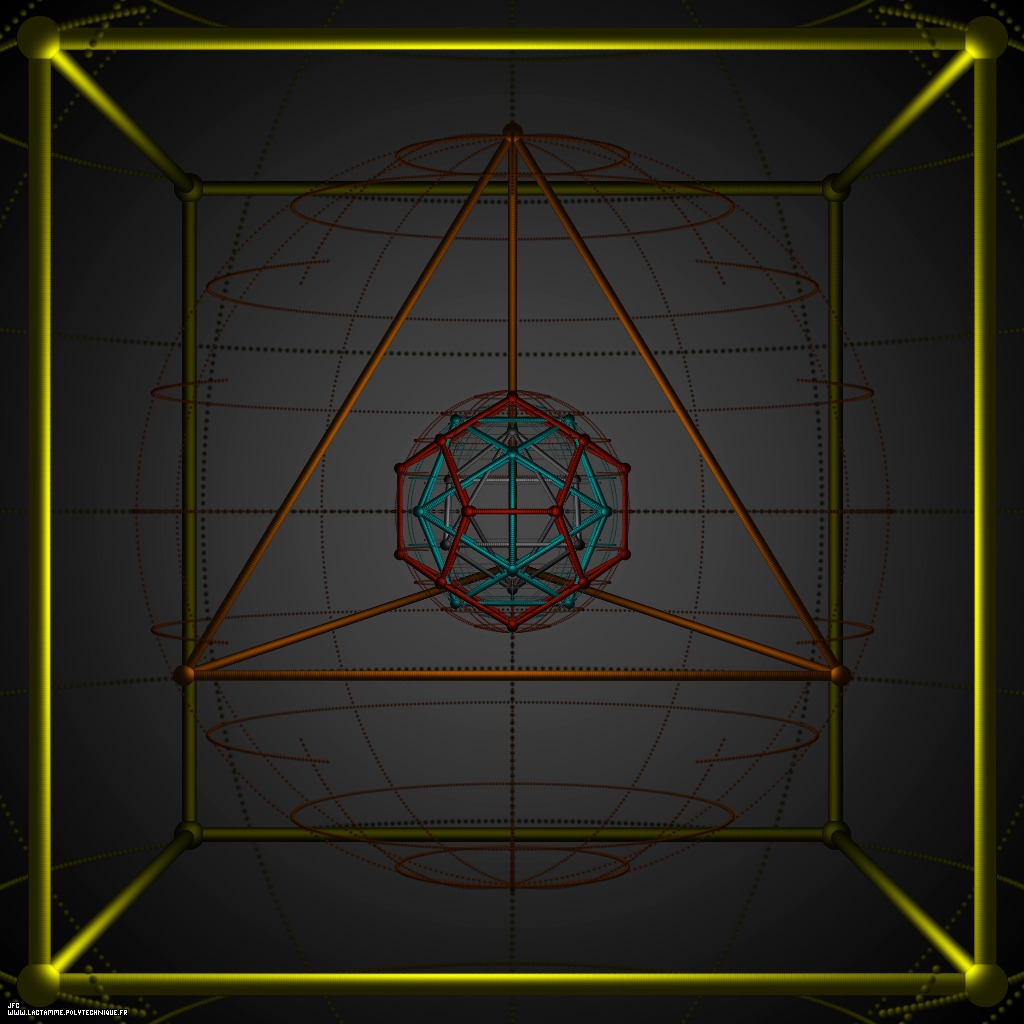 Kepler attempt to associate the six known planets with the five Platonic Solids [La tentative de K&eacute;pler d'associer les six plan&egrave;tes alors connues aux cinq solides platoniciens ]