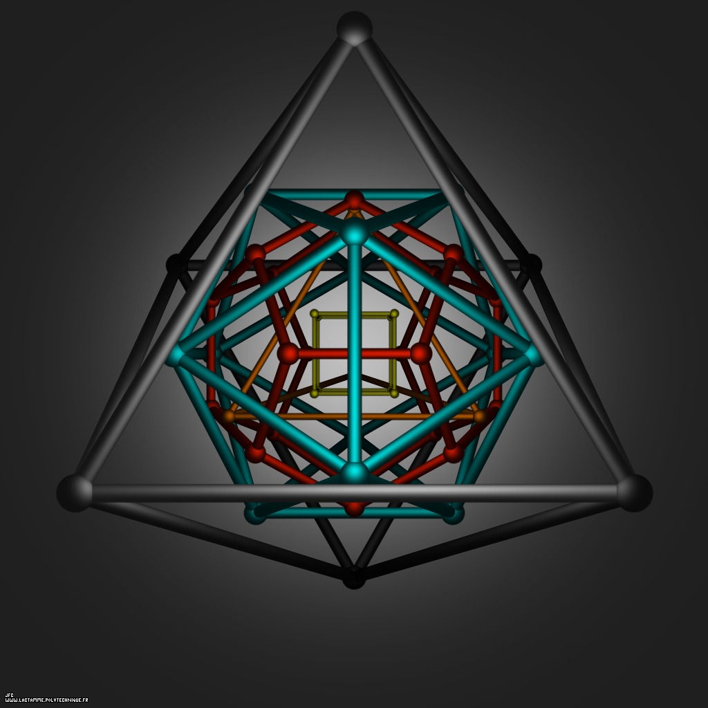 The five Platonic Solids [Les cinq solides platoniciens ]