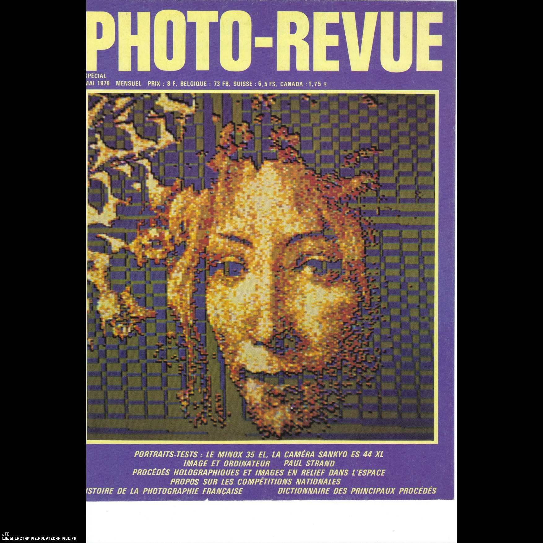 IMAGE ET ORDINATEUR, PHOTO-REVUE, 05/1976, cover [IMAGE ET ORDINATEUR, PHOTO-REVUE, 05/1976, couverture ]
