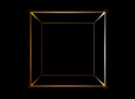 The Cube -or again the Hexaedron-, one of the 5 Platonic Solids 