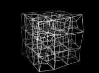 Randomly distorded Hypercubic lattice 